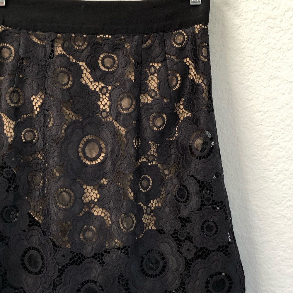For Love and Lemons Sonya Skirt Lace Black Sz Sm - Picture 5 of 5